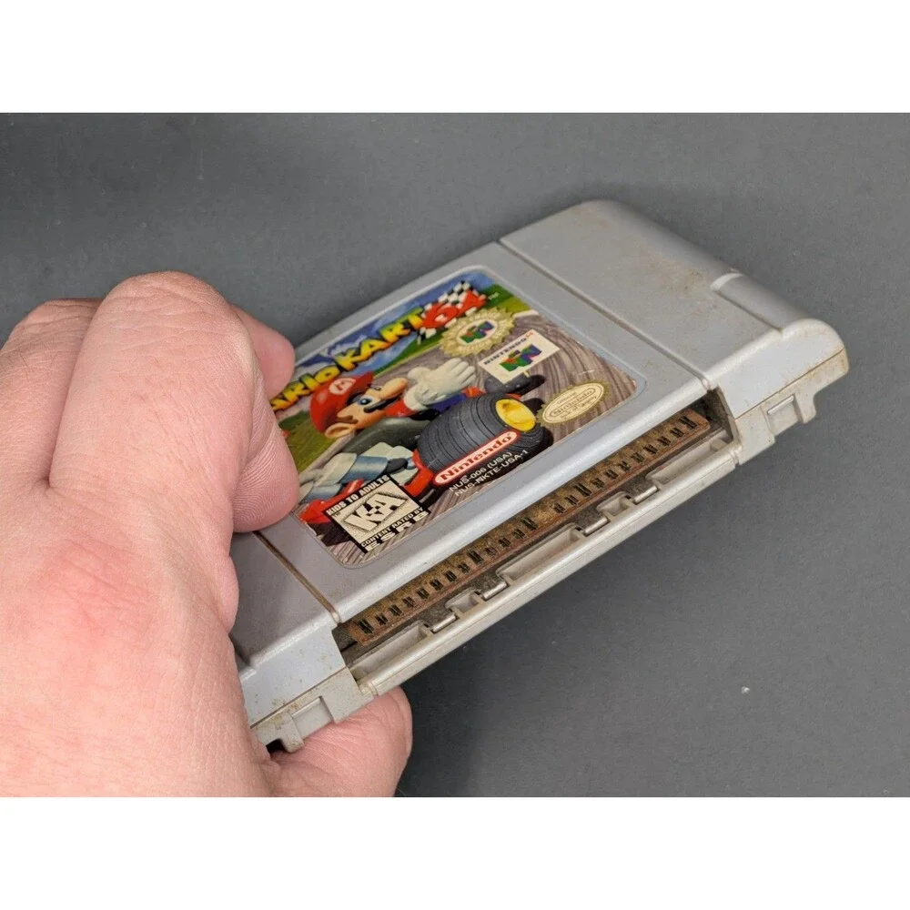 Mario Kart 64 Player's Choice N64 Cartridge Tested Working Label Wear